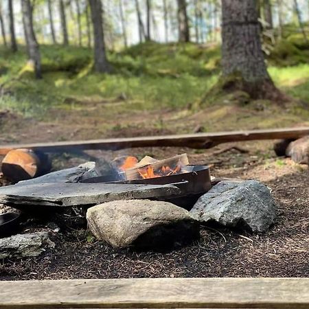 Treetop Ekne - Hytte I Skogen Med Hengebru Levanger Exterior foto